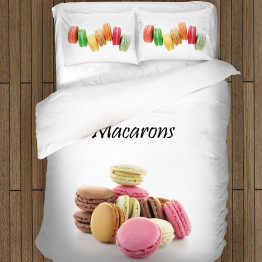 Povlečení s přikrývkou - French Macarons