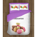 Povlečení s přikrývkou - French Macarons