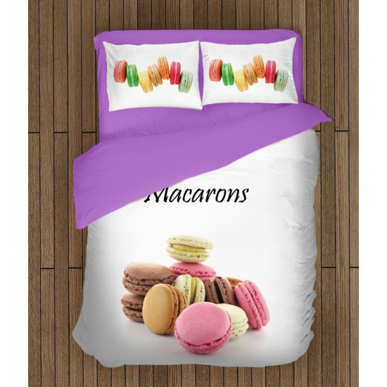 Povlečení s přikrývkou - French Macarons