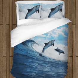 Povlečení s přikrývkou - Dolphins Dance