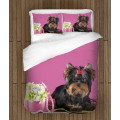 Povlečení s přikrývkou - Yorkshiere Terrier Pink