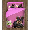 Povlečení s přikrývkou - Yorkshiere Terrier Pink