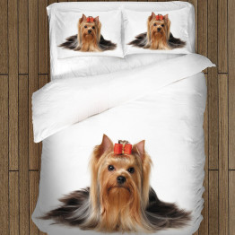 Povlečení s přikrývkou - Yorkshiere Terrier