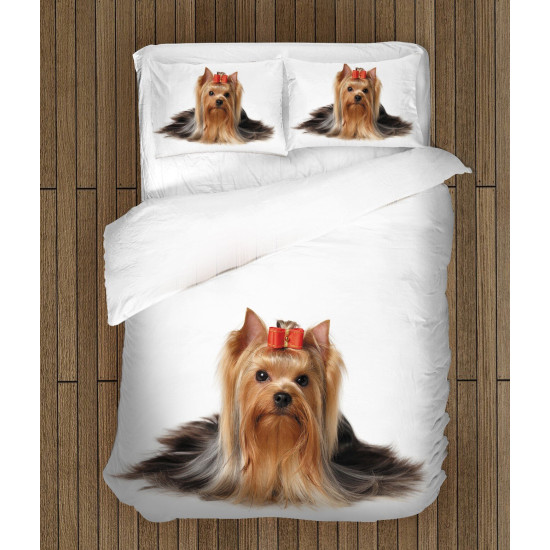 Povlečení s přikrývkou - Yorkshiere Terrier