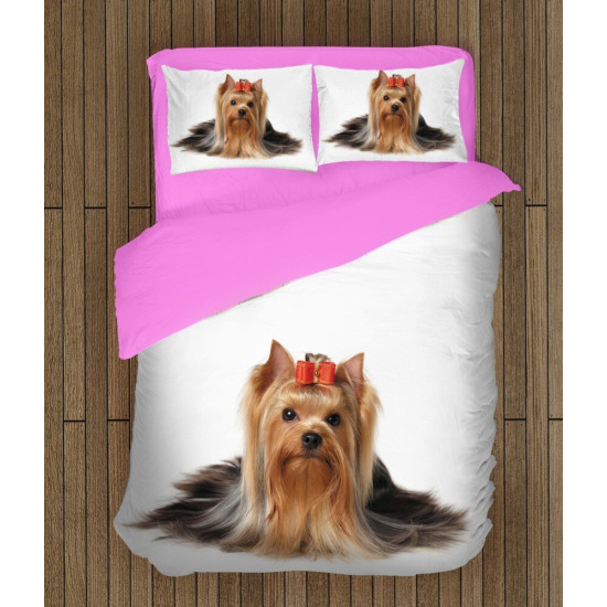 Povlečení s přikrývkou - Yorkshiere Terrier