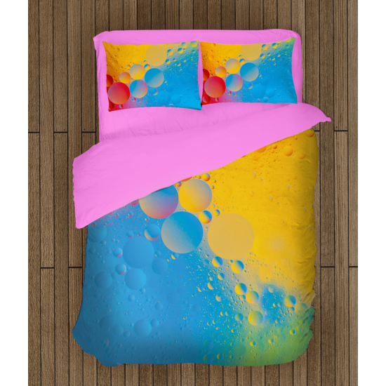 3D povlečení s přikrývkou - Color Cyrcles