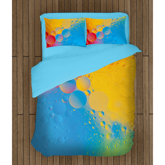 3D povlečení s přikrývkou - Color Cyrcles