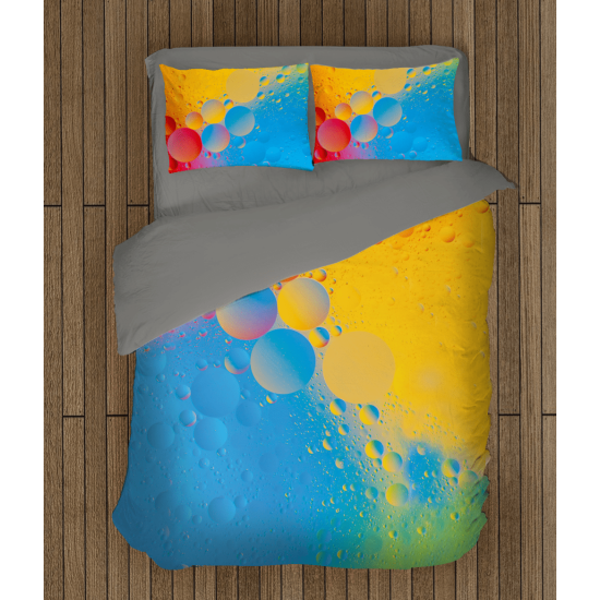 3D povlečení s přikrývkou - Color Cyrcles