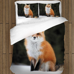 3D povlečení s přikrývkou - Fox