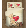 Povlečení s přikrývkou - Teddy Bear in Love