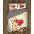 Povlečení s přikrývkou - Teddy Bear in Love