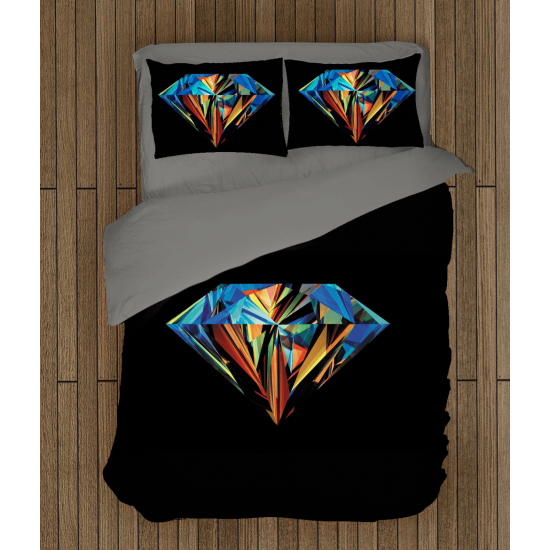 3D povlečení s přikrývkou - Diamond
