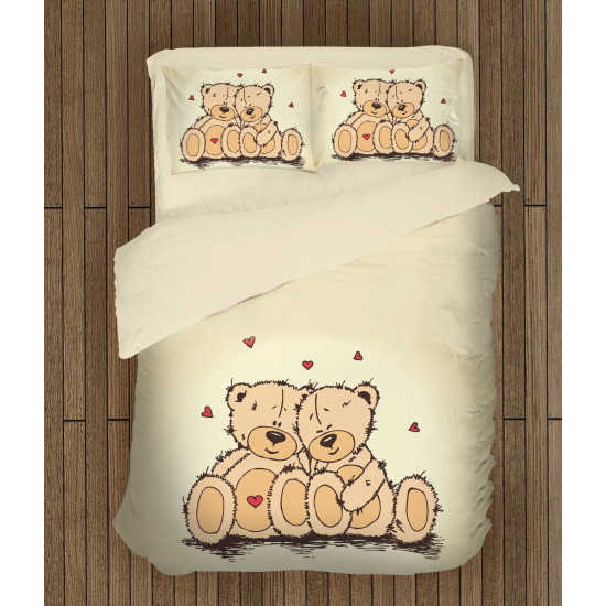 Povlečení s přikrývkou - Bears in Love