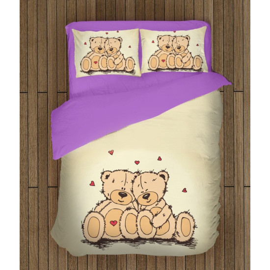 Povlečení s přikrývkou - Bears in Love