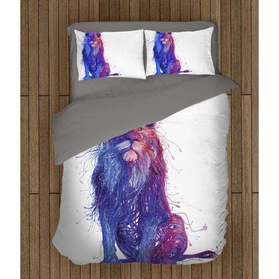 3D povlečení s přikrývkou - Digital Art Lion