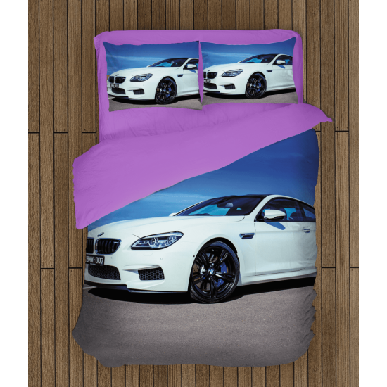 Povlečení s přikrývkou - BMW White
