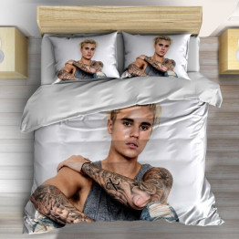 Povlečení s přikrývkou - Justin Bieber Blond