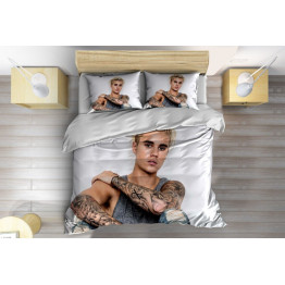 Povlečení s přikrývkou - Justin Bieber Blond