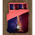 3D povlečení s přikrývkou - Guitar Fire Ice