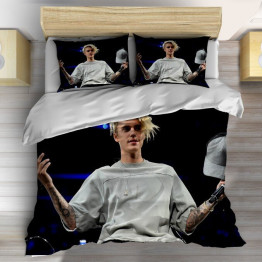 Ložní souprava - Justin Bieber Black Background