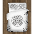 Ložní soupravy s přikrývkou - Black&White Mandala