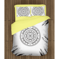 Ložní soupravy s přikrývkou - Black&White Mandala