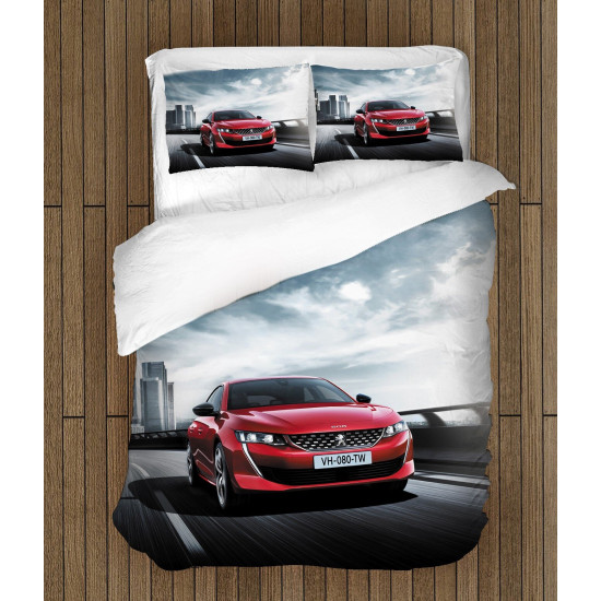 Ložní soupravy s přikrývkou - Peugeot Red