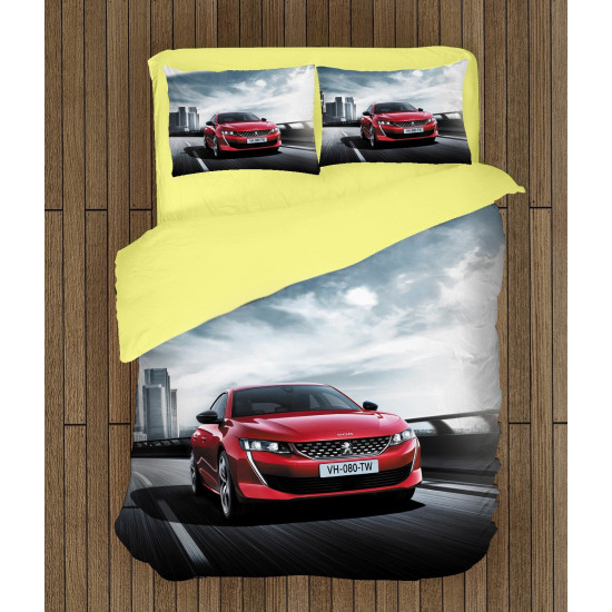 Ložní soupravy s přikrývkou - Peugeot Red