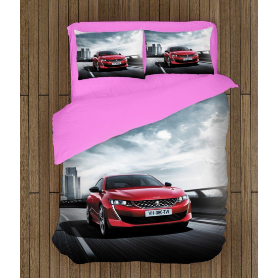 Ložní soupravy s přikrývkou - Peugeot Red