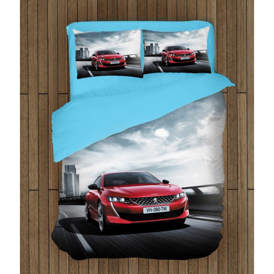 Ložní soupravy s přikrývkou - Peugeot Red