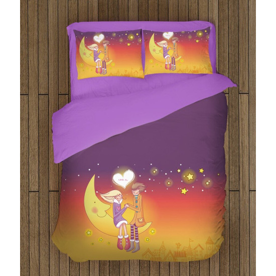 Povlečení s přikrývkou - Romantic Night