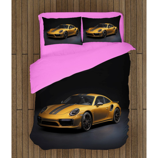 Ložní souprava - Yellow Porsche