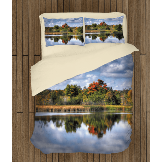 Povlečení s přikrývkou - Autumn Lake