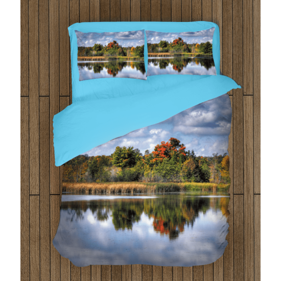 Povlečení s přikrývkou - Autumn Lake