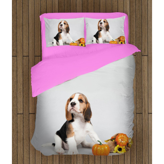 3D povlečení s přikrývkou - Baby Beagle