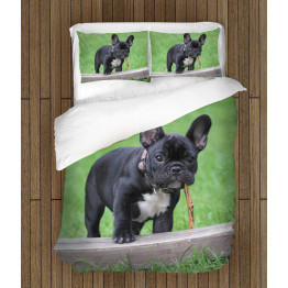 Ložní souprava - French Bulldog Grass