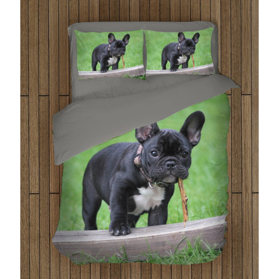 Ložní souprava - French Bulldog Grass