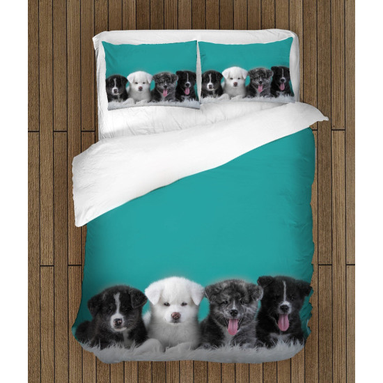 Povlečení s přikrývkou - Sweet Dogs
