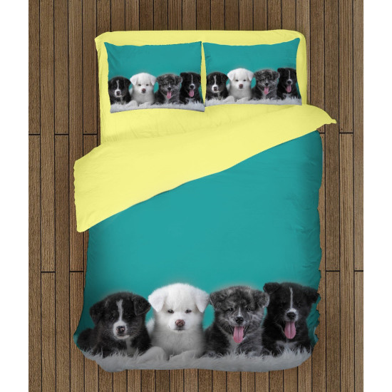Povlečení s přikrývkou - Sweet Dogs