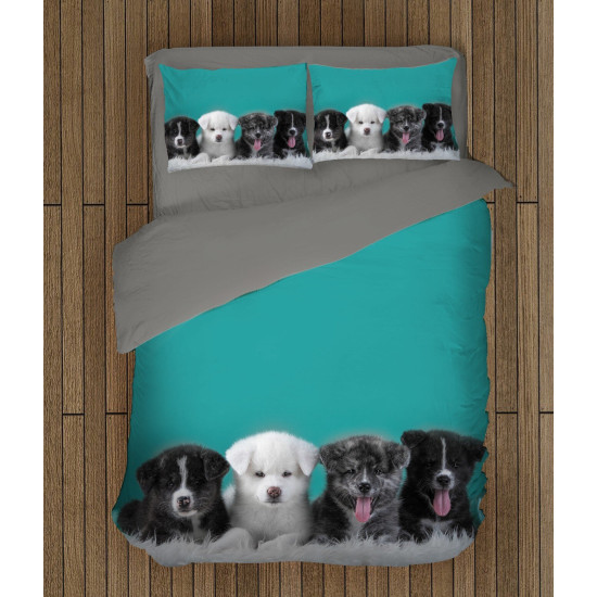 Povlečení s přikrývkou - Sweet Dogs