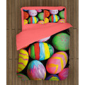 Povlečení s přikrývkou - Colorful Easter Eggs