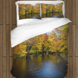 Ložní souprava - River in autumn