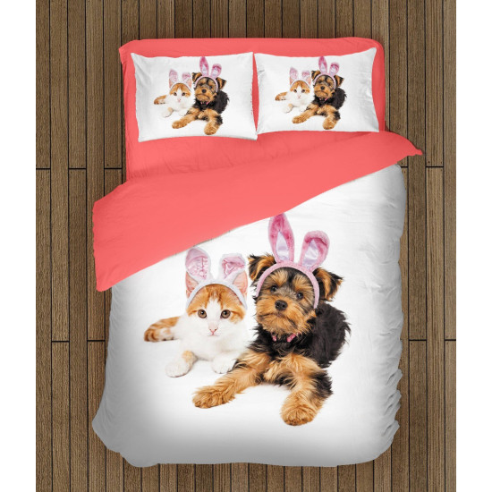 Přikrývka - Easter Dog and Cat 