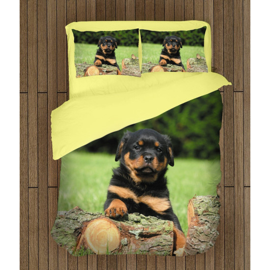 Povlečení s přikrývkou - Rottweiler Baby
