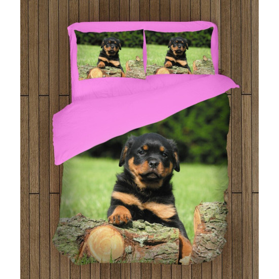 Povlečení s přikrývkou - Rottweiler Baby