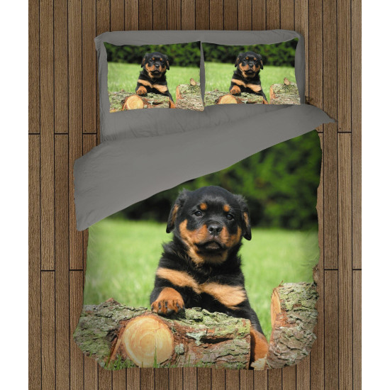 Povlečení s přikrývkou - Rottweiler Baby