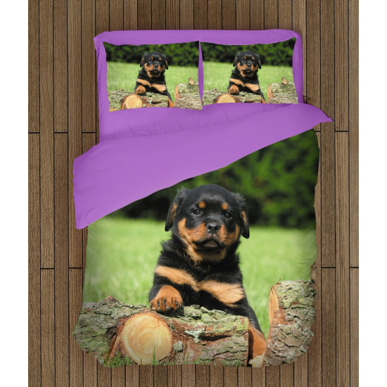 Povlečení s přikrývkou - Rottweiler Baby