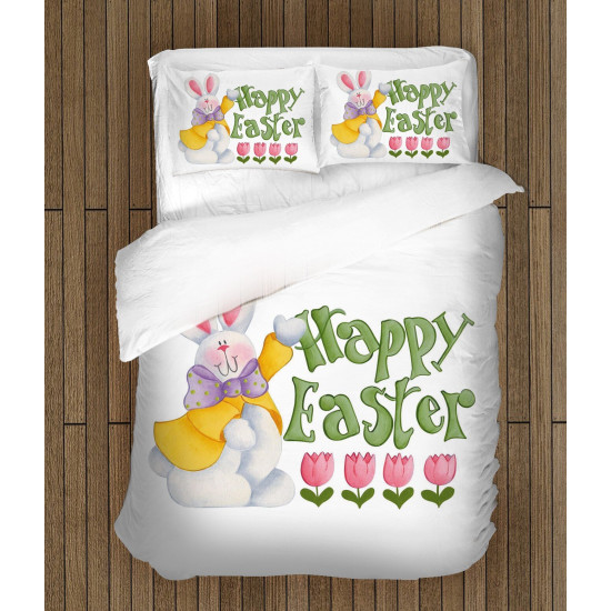 Povlečení s přikrývkou - Rabbit Happy Easter