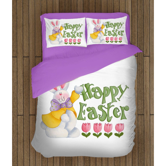 Povlečení s přikrývkou - Rabbit Happy Easter