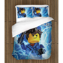 3D ložní soupravy s přikrývkou - Ninjago